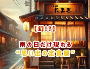 雨の日だけ現れる思い出の定食屋01